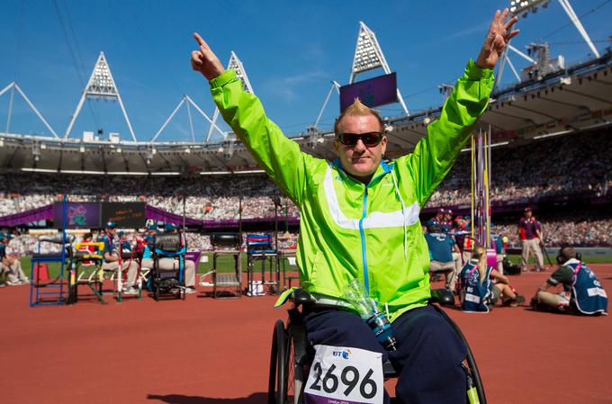 Na paralimpijskih igrah v Londonu leta 2012 se je Henrik Plank preizkusil v metu kopja in se uvrstil na 4. mesto. | Foto: Vid Ponikvar/Sportida