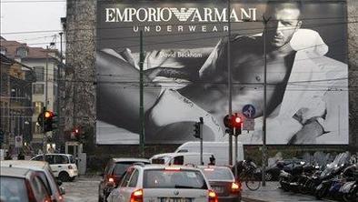 David Beckham z linijo spodnjega perila
