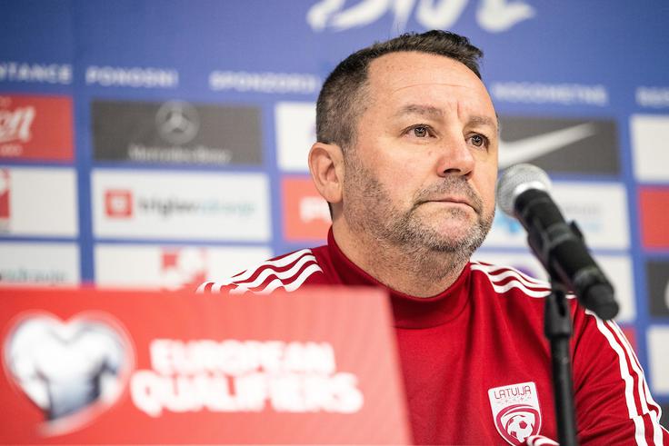 Slaviša Stojanović je v kvalifikacijah za EP 2020 po devetih porazih premagal Avstrijo. | Foto: Grega Valančič/Sportida