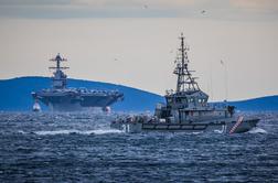 Ameriška letalonosilka Gerald Ford priplula v Split