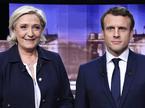 Emmanuel Macron in Marine Le Pen
