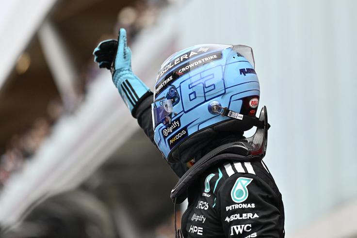 George Russell je dobil šprintersko dirko. | Foto: Reuters