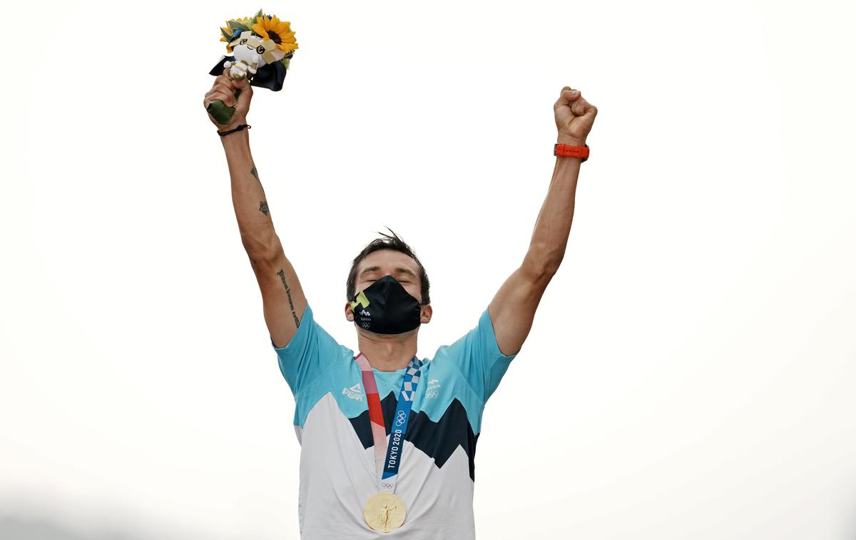 Primož Roglič | Primož Roglič je šampionsko odpeljal kronometer in osvojil zlato medaljo! | Foto Guliverimage