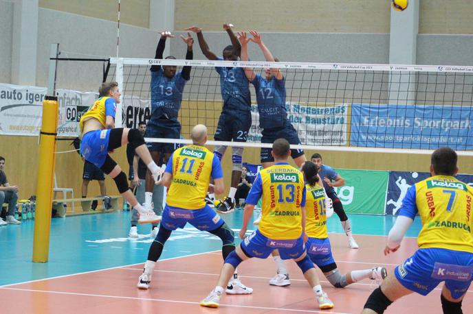Zadruga Dob : Calcit Volley | Varovanci Matije Pleška so evropsko pot začeli z zmago v Pliberku. | Foto CEV