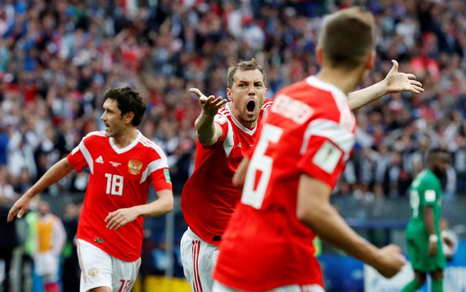 Ruski nogometaši lahko danes storijo velik korak k osmini finala. | Foto: Reuters