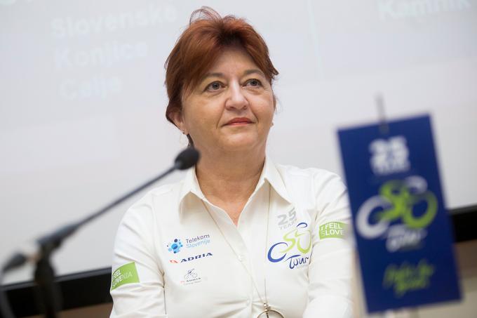 "Mejnik, pod katerim se izpisuje izjemna statistika," pravi predsednica organizacijskega odbora dirke Po Sloveniji Mojca Novak. | Foto: Urban Urbanc/Sportida