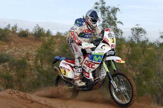 Sainzu in Lopezu Contardu uvodna etapa Dakarja