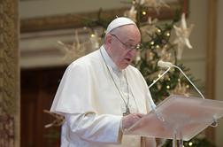 Papež v božičnem blagoslovu pozval k bratstvu #video