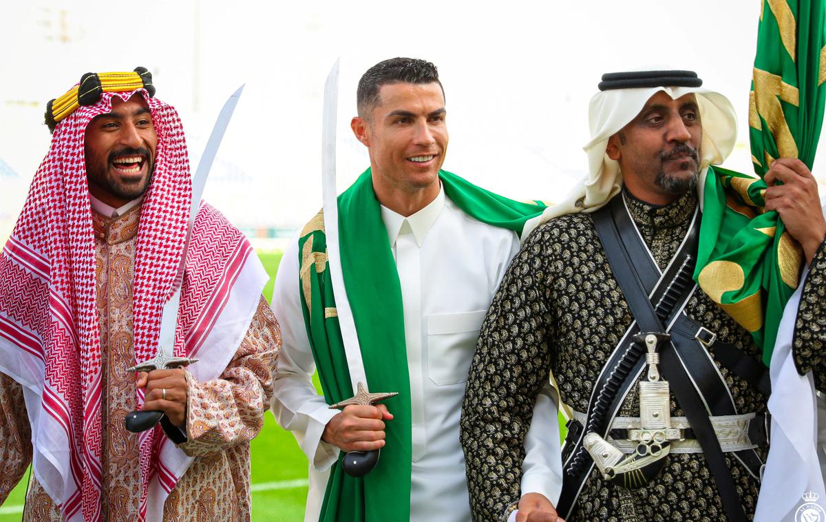Cristiano Ronaldo Savdska Arabija | Cristiano Ronaldo je strelski rekorder lige prvakov, tekmovanja, na katerega je zelo navezan. Odkar se je preselil na Arabski polotok, nima več stika z največjim tekmovanjem pod okriljem Uefe. | Foto Reuters