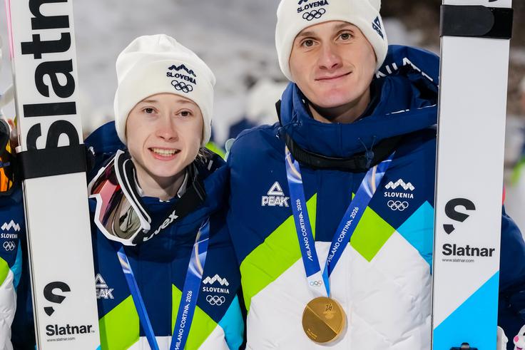 S sestro Niko sta na teh olimpijskih igrah obogatila bero medalj družine Prevc. | Foto: Guliverimage