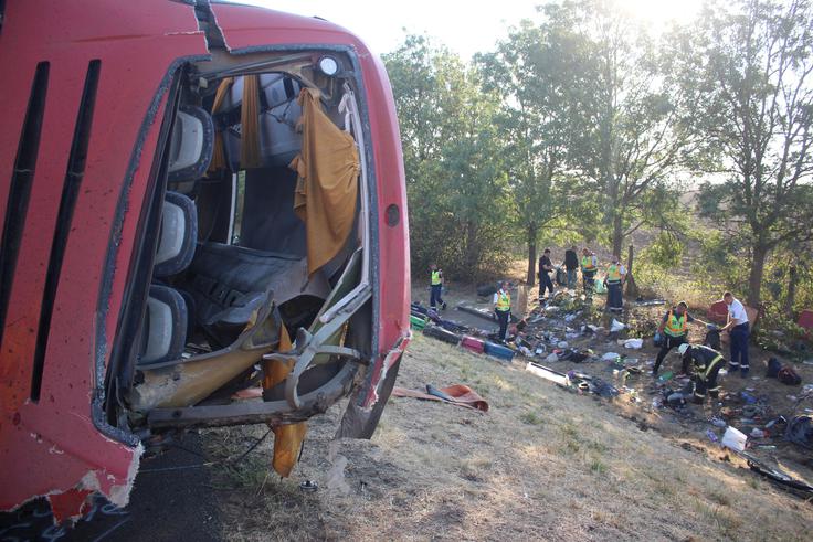 Madžarska avtobus nesreča | Foto: Reuters