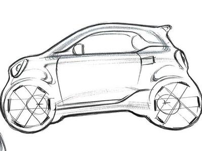 Uradna skica: Smart, Mercedes in Geely vračajo nazaj svoj mali mestni avtomobil