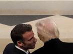 Emanuel Macron in Donald Trump