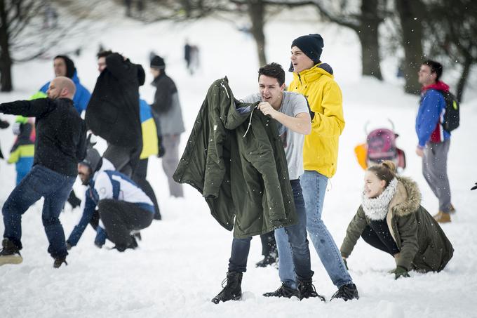 Snežni spopad kepanje | Foto: Ana Kovač