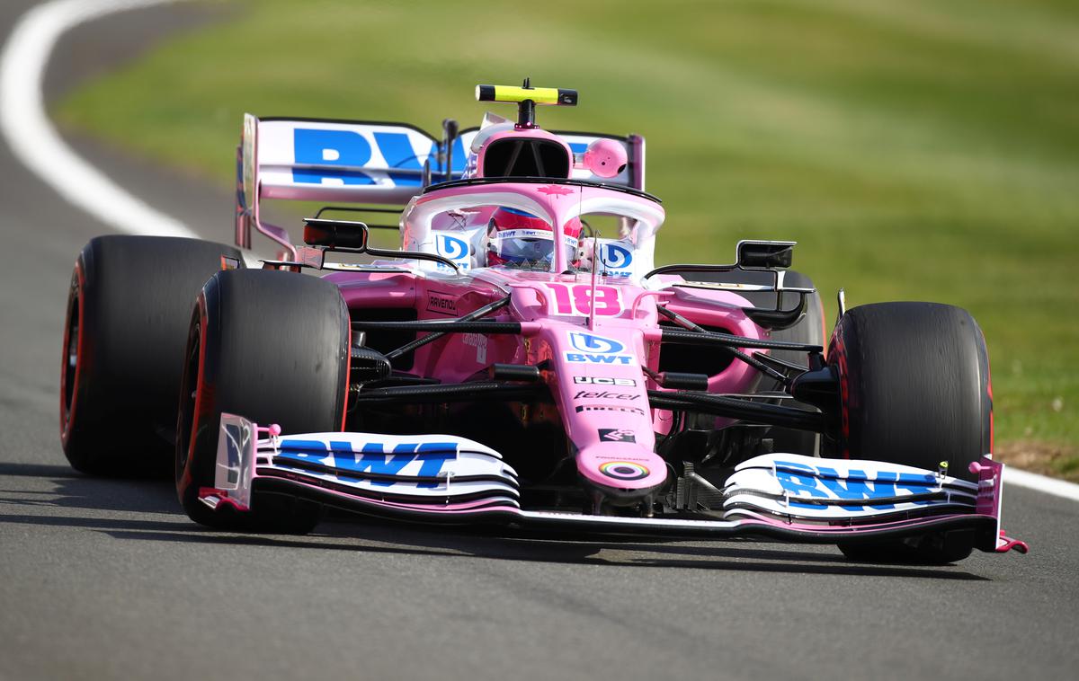 Lance Stroll | Lance Stroll je bil najhitrejši na drugem prostem treningu v Silverstonu. | Foto Reuters