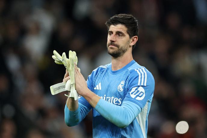 Thibaut Courtois | Thibaut Courtois zaradi poškodbe ne bo branil na madridskem nedeljskem derbiju proti Atleticu. | Foto Reuters