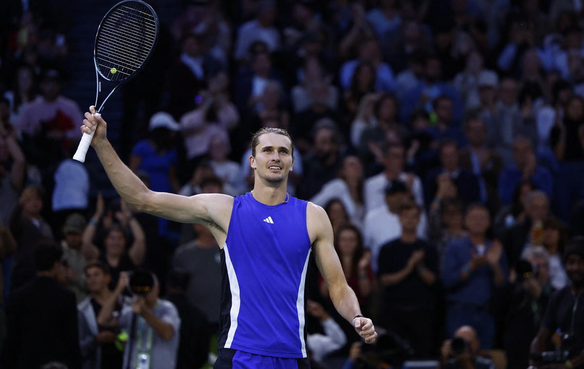 Alexander Zverev | Alexander Zverev je osvojil prestižni turni v Parizu. | Foto Reuters