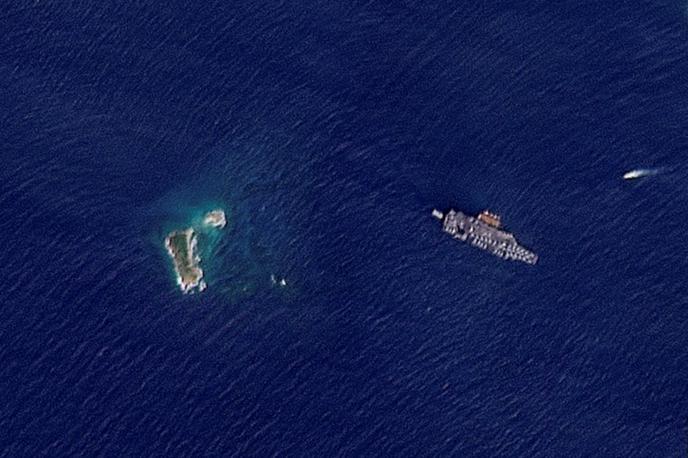 Ameriška letalonosilka | Šlo naj bi za največjo ameriško letalonosilko USS Gerald R. Ford, ki je bila konec minulega leta napotena v Karibsko morje v okviru krepitve vojaške prisotnosti ZDA v bližini Venezuele. | Foto Reuters