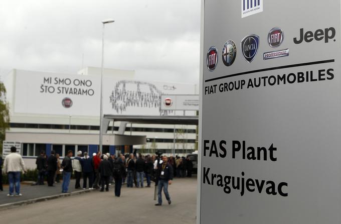 Fiat Chrysler tovarna v Kragujevcu | Foto: Reuters