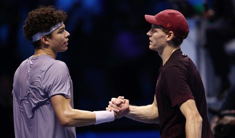 Sinner dobil še tretji dvoboj, zvečer bo znan zadnji polfinalist