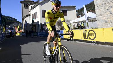 Kolesar Visme si je v zadnjem zavoju zlomil ključnico