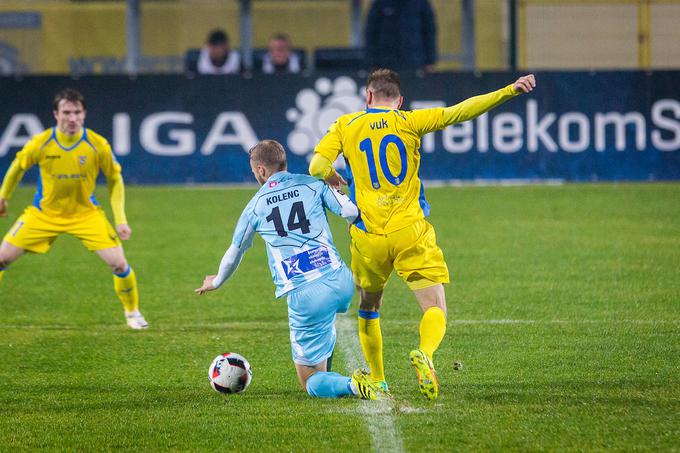 Domžale so razbile Gorico. Enega izmed petih golov je prispeval Slobodan Vuk. | Foto: Žiga Zupan/Sportida