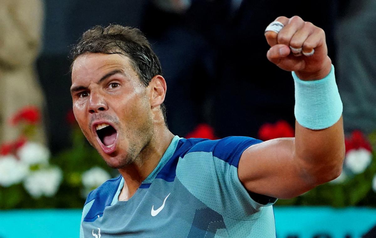 Rafael Nadal, Madrid | Rafael Nadal se je vrnil z zmago. | Foto Reuters