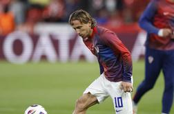 V živo: Modrić in soigralci ob jubileju Dalića za prvo mesto