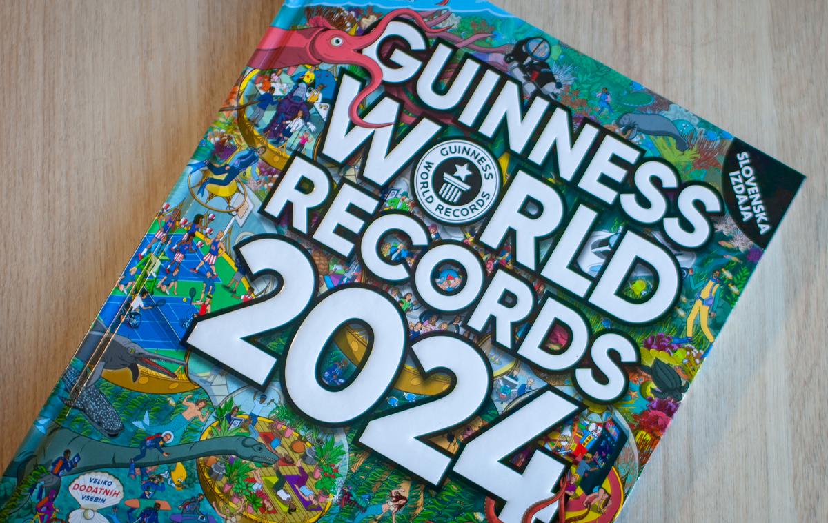 Guinnessova knjiga rekordov 2024 | Od skoraj 30 tisoč prijav si jih je samo 2.638 priborilo svoje mesto v letošnji knjigi presežkov. | Foto Gaja Hanuna