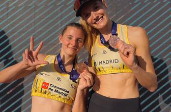 Tjaša Kotnik in Maja Marolt do brona v Madridu