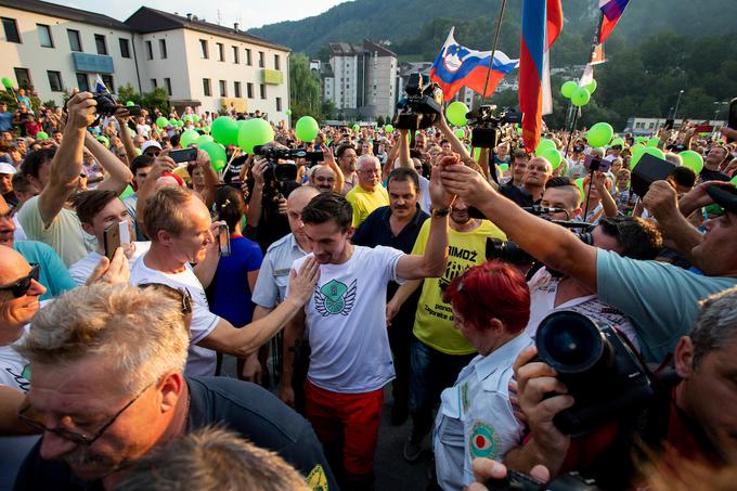 Zaradi vseh uspehov je imel lani številne sprejeme, tudi v domačem okolju v Zagorju. | Foto: Urban Urbanc/Sportida