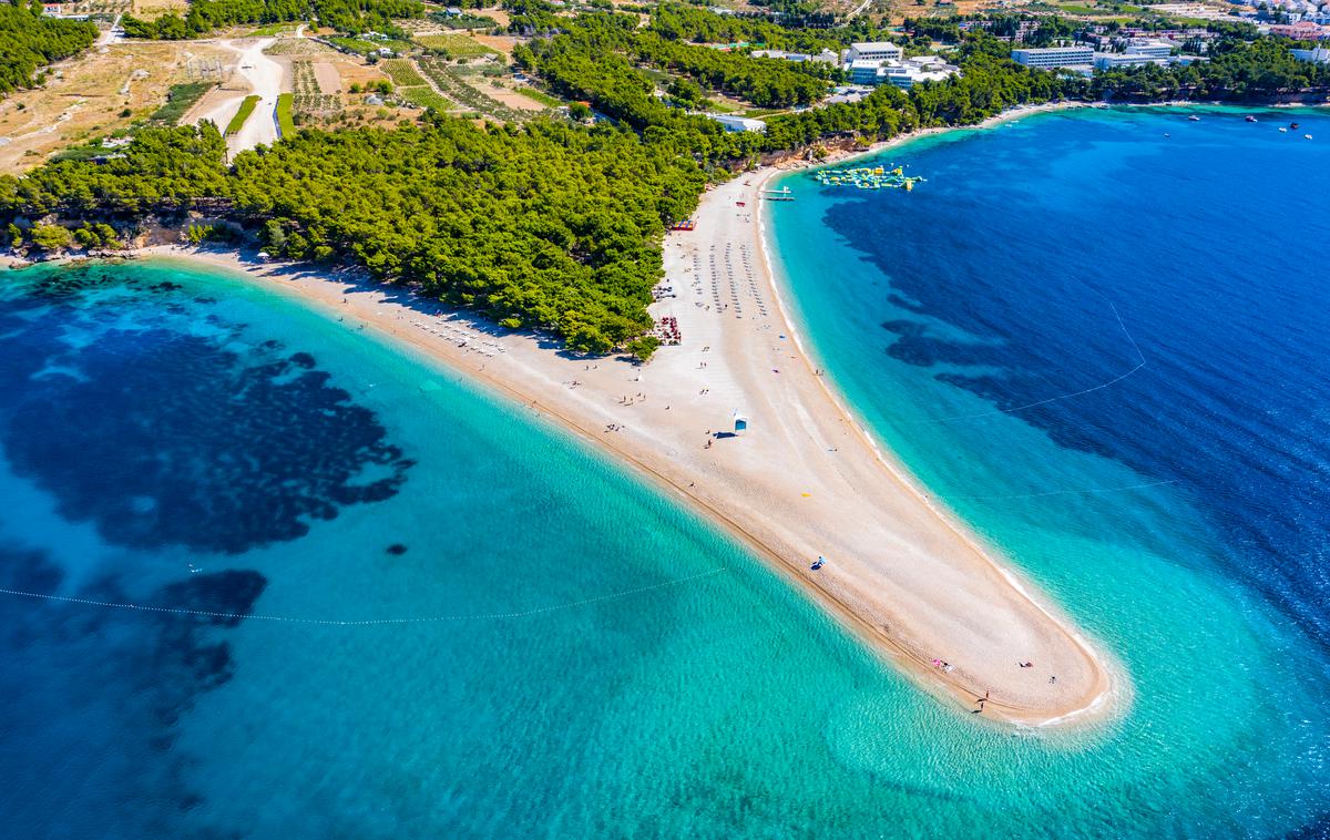 Zlatni rat, otok Brač leta 2020 | Foto Shutterstock