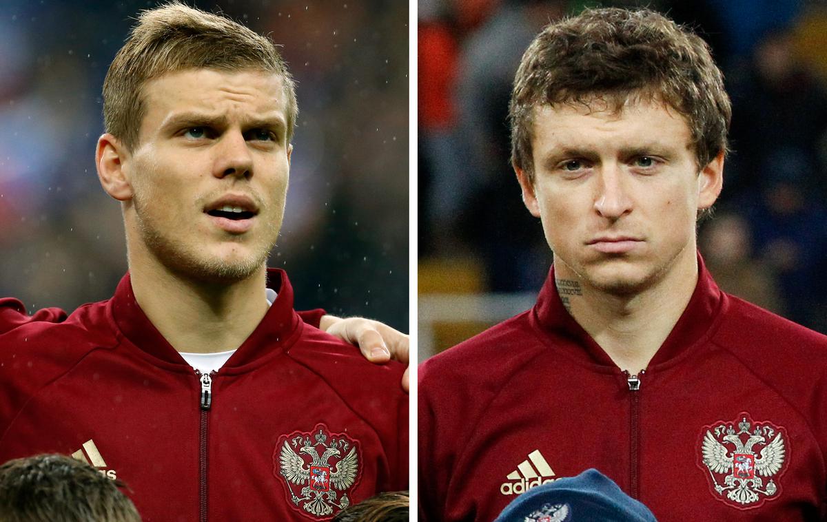 Pavel Mamajev Alekdander Kokorin | Ruska nogometaša bosta še dva meseca preživela v zaporu. | Foto Reuters