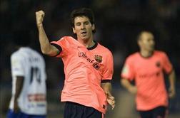 Messi Barcelono vrnil na vrh