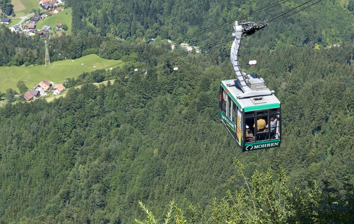 nihalka, Karren, Avstrija | Žičnica vozi iz mesta Dornbirn do gore Karren, ki je visoka približno 970 metrov ter ponuja lep razgled na Bodensko jezero in švicarske Alpe. | Foto Guliverimage