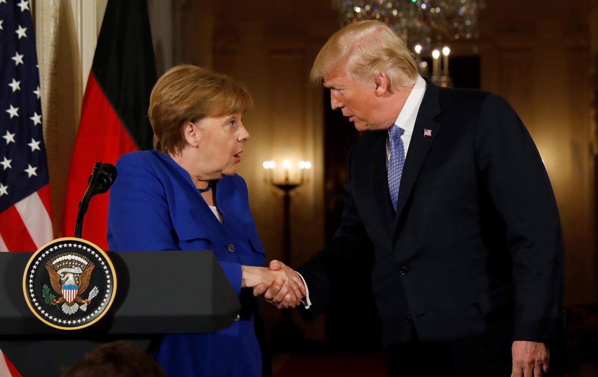 Angela Merkel, Donald Trump | Foto Reuters