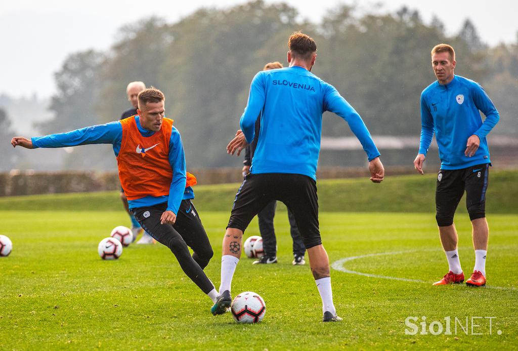 Slovenska nogometna reprezentanca Trening