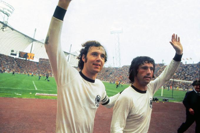 Veselje s Francom Beckenbauerjem (levo) ob naslovu svetovnega prvaka leta 1974. | Foto: Guliverimage/Vladimir Fedorenko