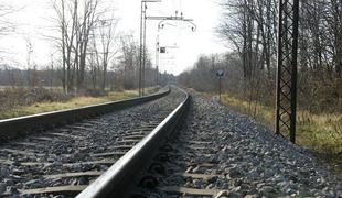 Vlak ob Cesti Ljubljanske brigade povozil pešca