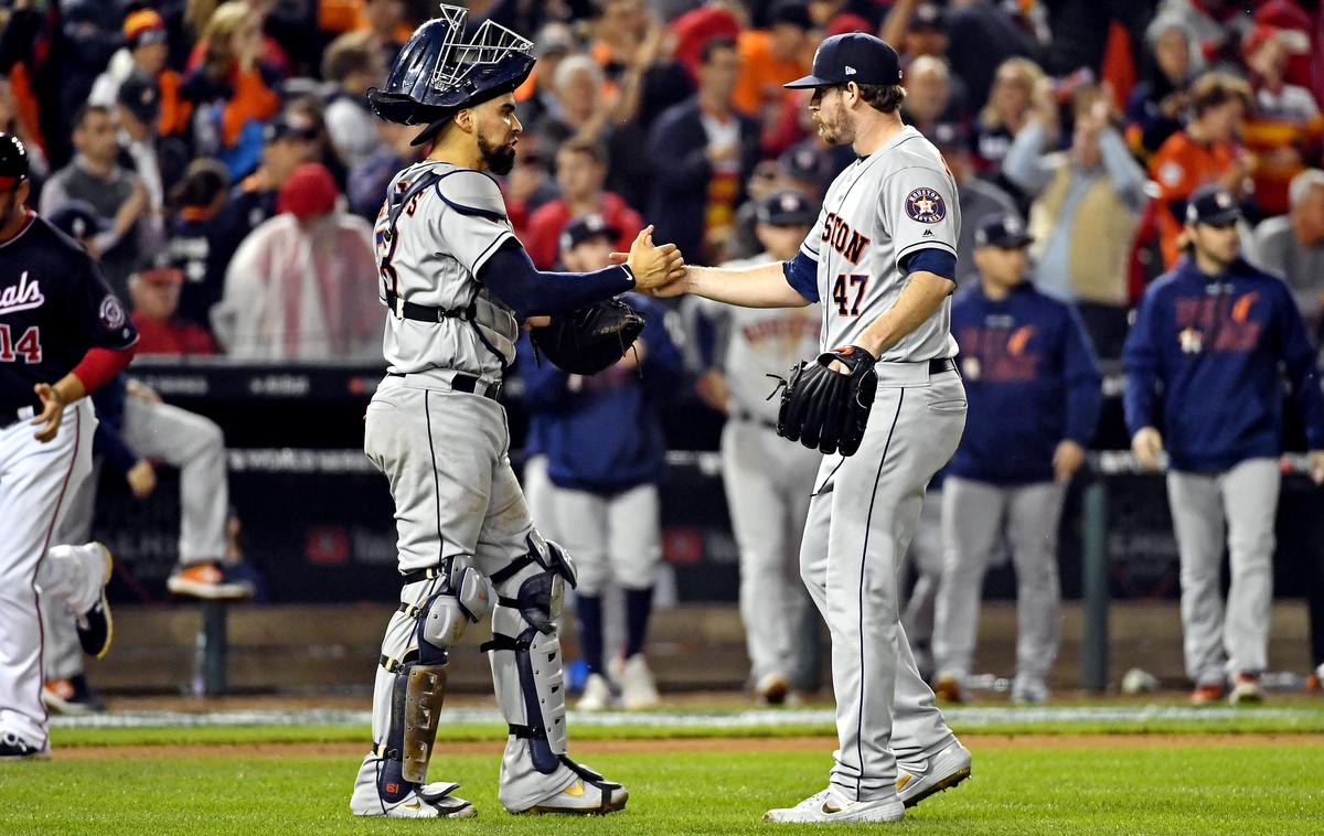 Houston Astros | Houston Astros je še drugič zapored zmagal v Washingtonu. | Foto Reuters