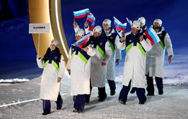 otvoritev ZOI mimohod Slovenija