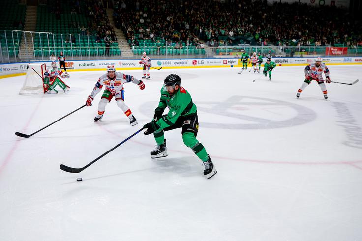 HK Olimpija KAC Celovec | Foto: Aleš Fevžer