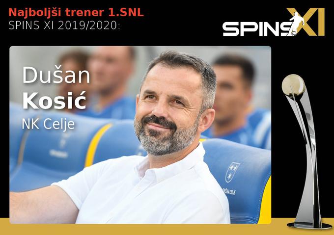 Dušan Kosić je bil nagrajen s priznanjem za najboljšega trenerja sezone. | Foto: SPINS