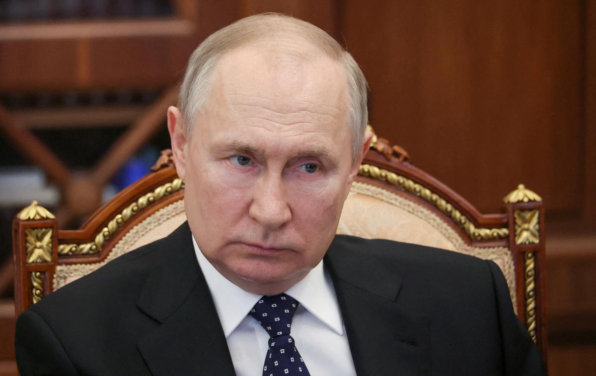 Vladimir Putin | Ruski predsednik Vladimir Putin je leta 2022 sprožil neizzvano agresijo zoper Ukrajino in jo delno okupiral. | Foto Reuters