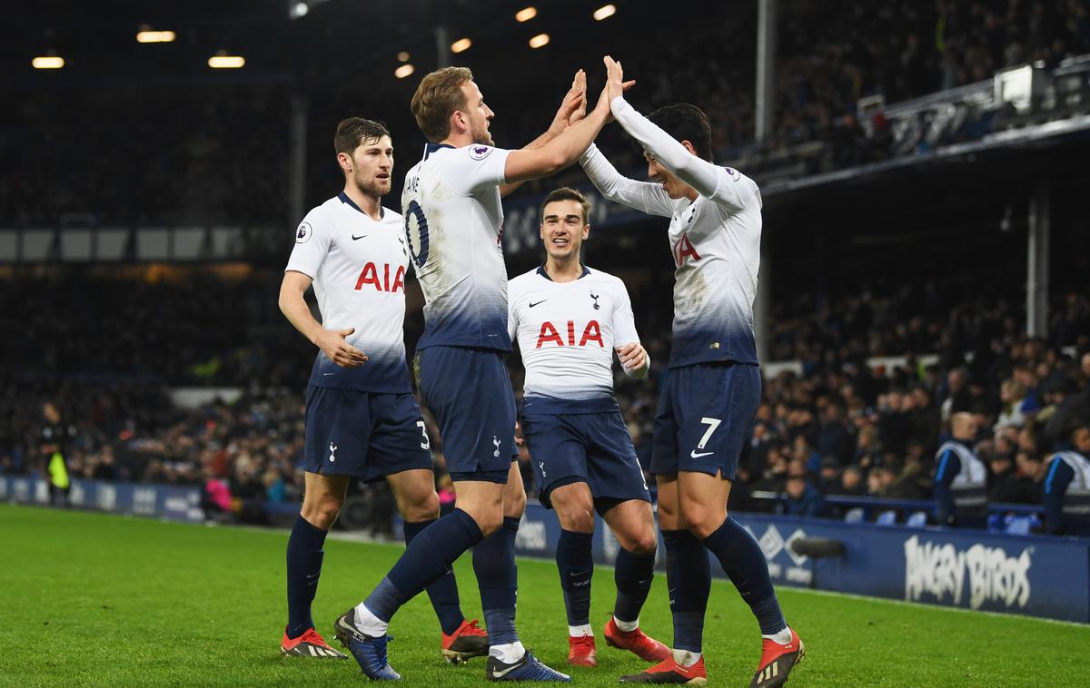 Tottenham | Tottenham se je na Goodison Parku sprva znašel v zaostanku, potem pa se je znesel nad nasprotnikom. | Foto Getty Images