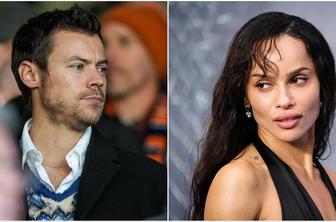 Nov vroč zvezdniški par? Skupaj ujeli Harryja Stylesa in Zoë Kravitz.