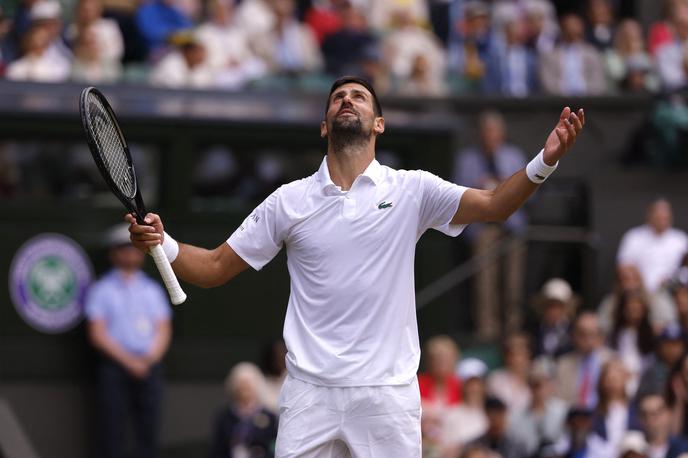 Novak Đoković Wimbledon | Novak Đoković je v četrtfinalu Wimbledona. | Foto Reuters