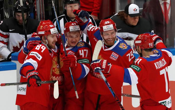 Rusi so v Moskvi premagali Švede, Kanadčane in FInce. na treh tekmah so prejeli le en zadetek. | Foto: Reuters