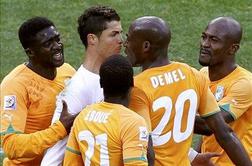 Cristiano Ronaldo jezen na sodnika