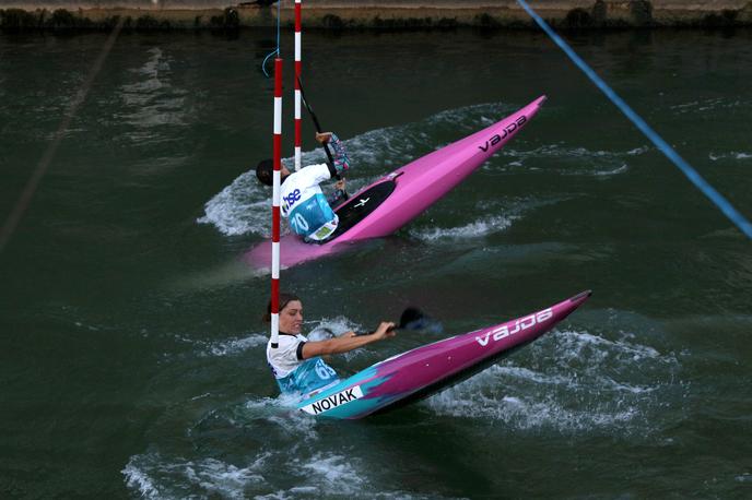 Ajda Novak, paralelni slalom, Ljubljanica | Ajda Novak je šele v finalu priznala premoč tekmici. | Foto Kajakaška zveza Slovenije